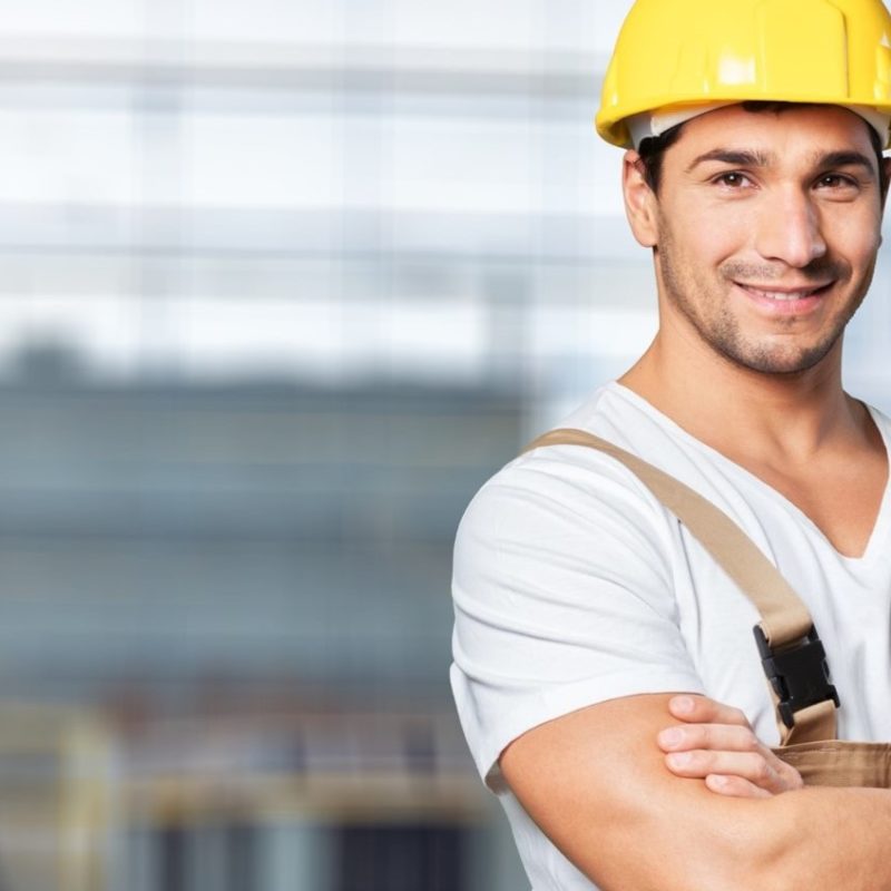 Bild eines Bauarbeiters